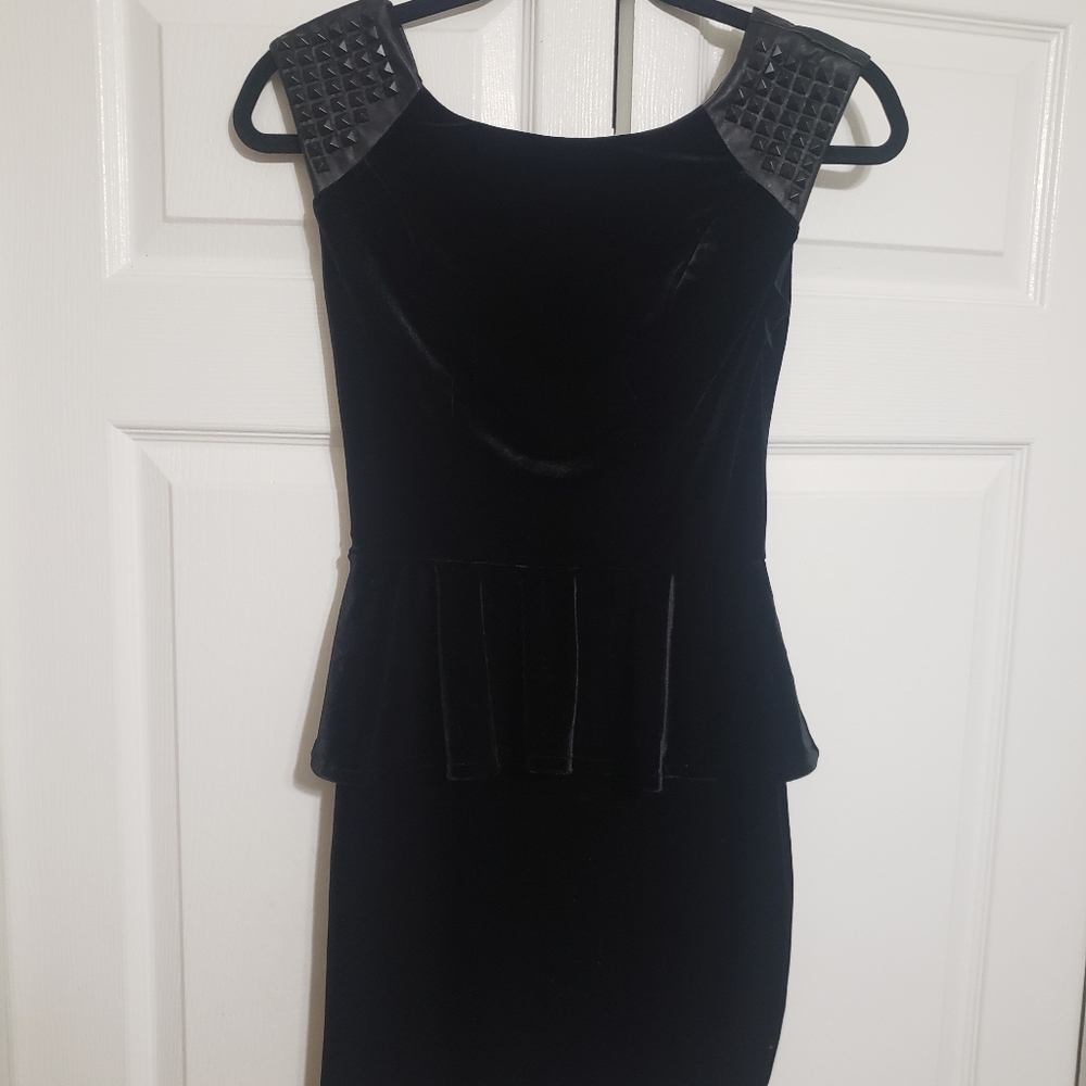 Guess velvet studded cocktail dress